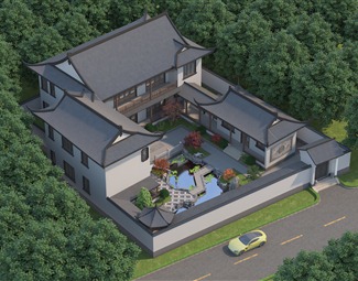 中式现代中式住宅