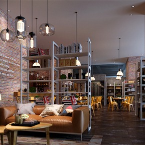 工业LOFT 书吧 图书馆