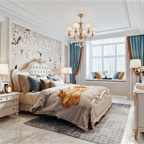 欧式 卧室 主卧室