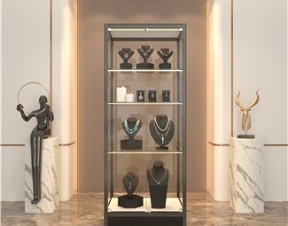 现代 展示柜 珠宝展示柜