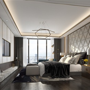 现代 卧室