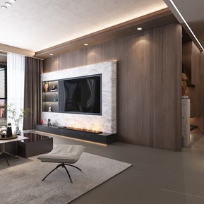 现代 客餐厅 客厅