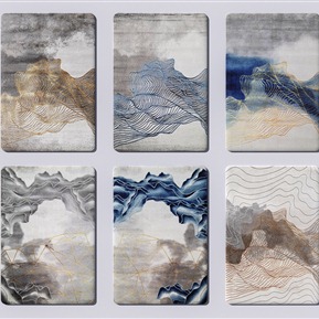 新中式 方形地毯 地毯