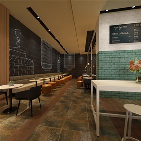 现代 餐厅 品牌餐厅全景