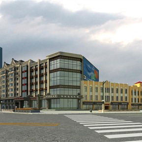 欧式 商业楼 商场商服