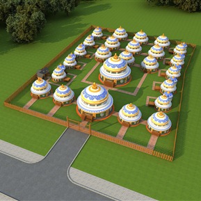 民族风 蒙古包 蒙古包度假村