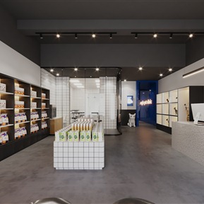 现代 宠物店 宠物店室内