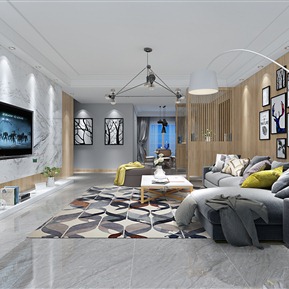 现代 客厅 简约