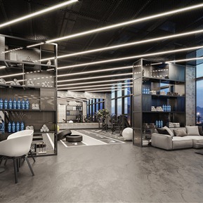 工业LOFT 健身房