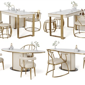 轻奢 茶桌椅 魅力大师茶桌椅