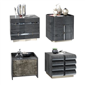 现代 床头柜 床头柜组合