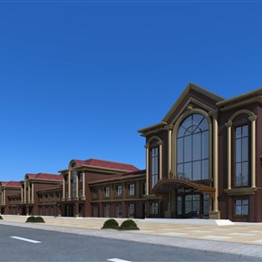 欧式 商业楼 商业