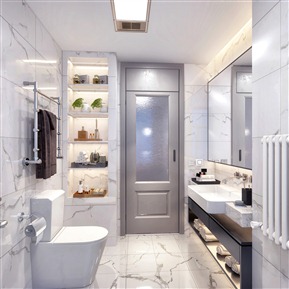 现代 卫生间