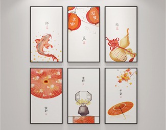 新中式幼儿园画