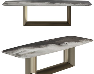 现代金属餐桌脚