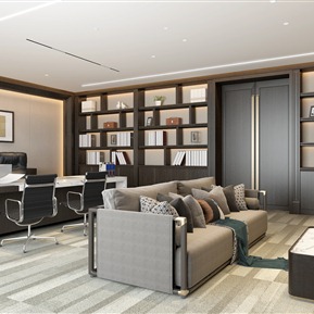 现代 办公室 总经理办公室 会议室