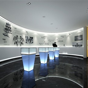 现代 展厅 企业文化展厅