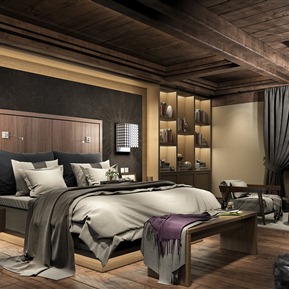 现代 卧室