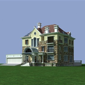 欧式 独栋别墅 私家高档别墅