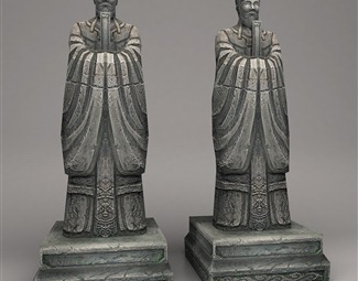 中式学校小品雕塑