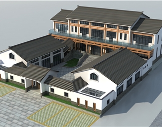 中式中式合院建筑