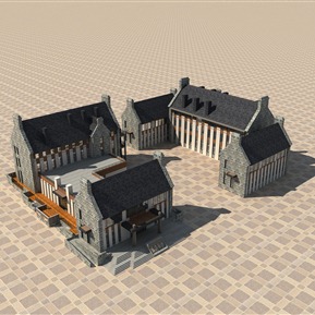 新中式 建筑 旅游景区宿舍