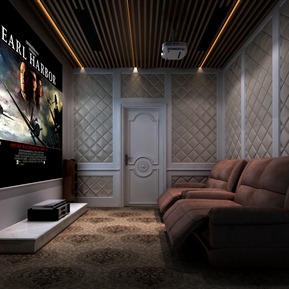 欧式 影音室 影视室