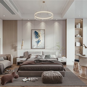 轻奢 卧室 主卧