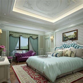 美式 卧室 主卧