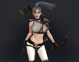 现代 女人 弓箭手 女射手