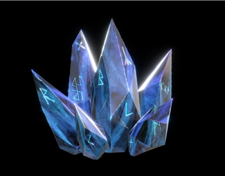 现代卡通水晶页游水晶3d模型下载-3d溜溜网