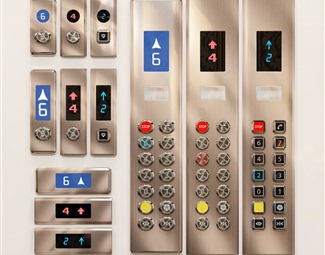 现代电梯显示器
