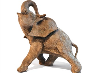 现代抽象大象雕塑