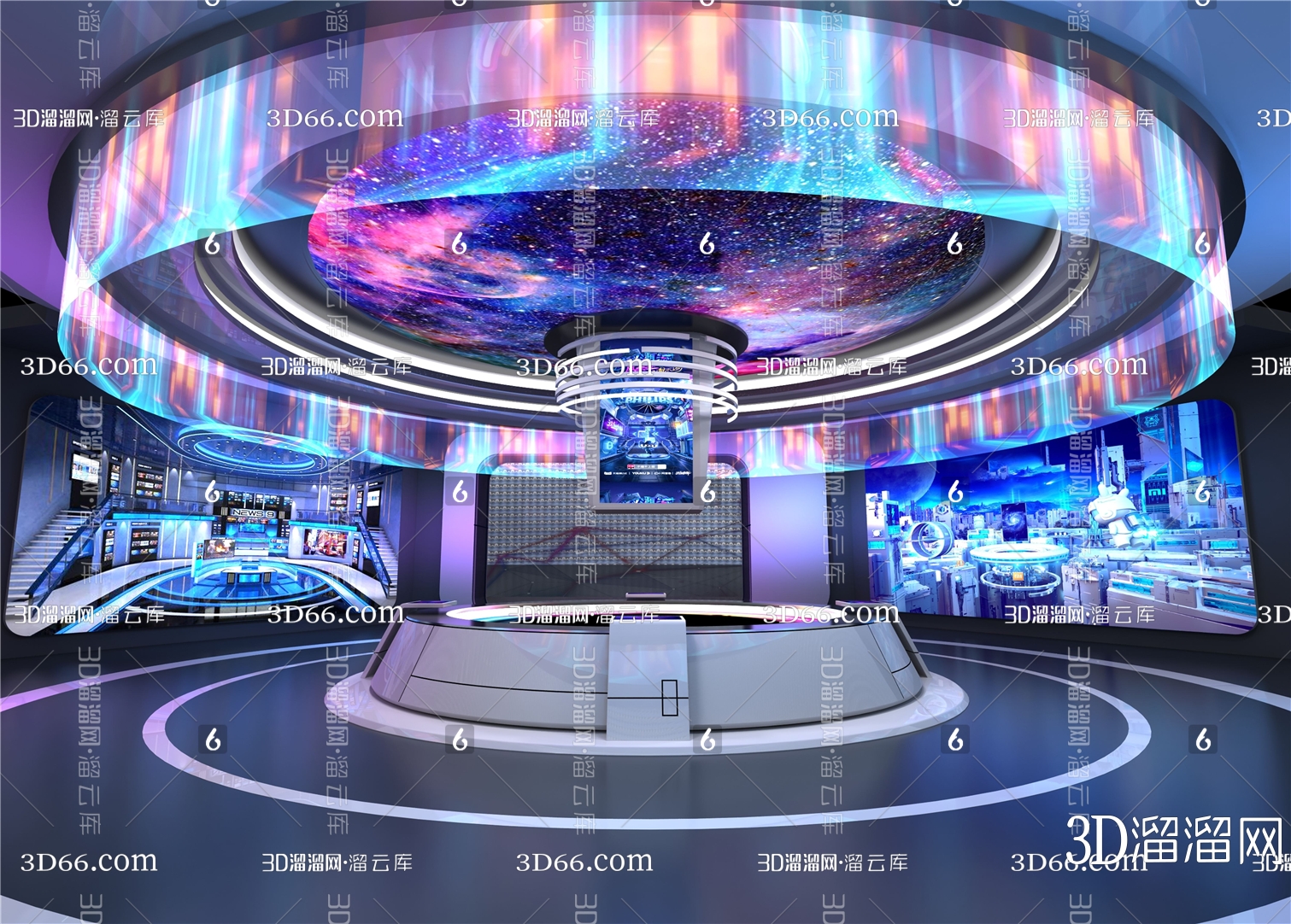 【展厅 3D模型下载】-展厅 3D模型素材下载_3D溜溜网-花瓣网
