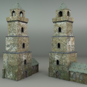 复古 哨塔 哨所