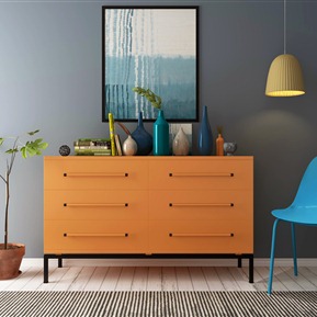 现代 玄关柜 装饰柜装饰品装饰画组合