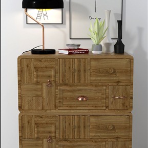 北欧 玄关柜 装饰柜 边柜 装饰画 装饰品组合