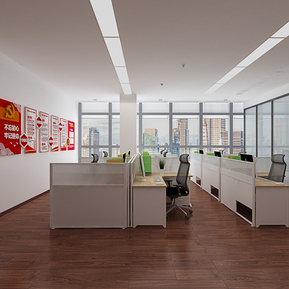 现代 公共办公区 办公室