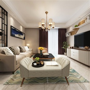 现代 客餐厅 客餐厅全景