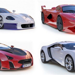 现代 跑车 豪华跑车超跑汽车