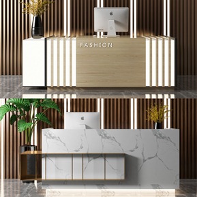 现代 接待台 前台接待