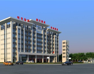现代消防站建筑