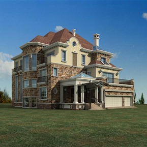 欧式 独栋别墅 高档私家别墅