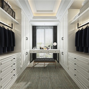 简欧 衣帽间