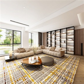 现代 客餐厅 客餐厅全景