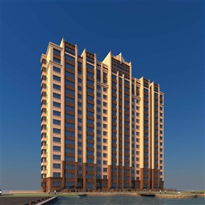 现代 住宅楼 高层住宅