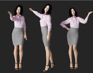 现代 女人 职场美女人物
