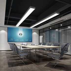 现代 会议室 简约小会议室