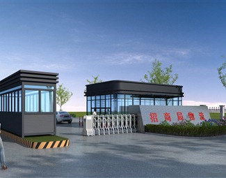 现代 大门 大门入口