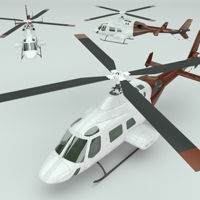 现代 直升机 直升飞机